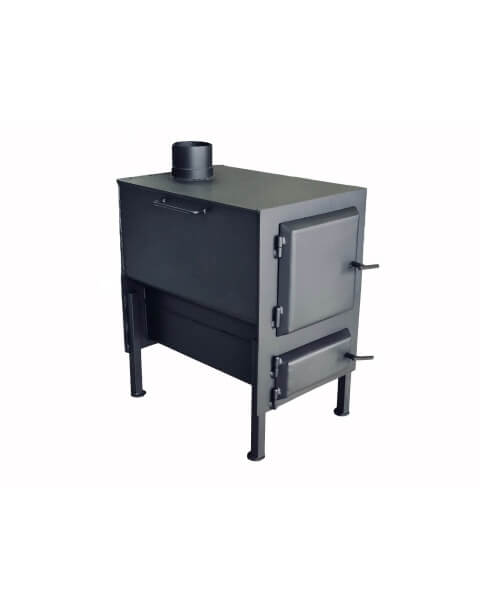Печь буржуйка 370&times;570&times;600 мм с плитой - купить в 